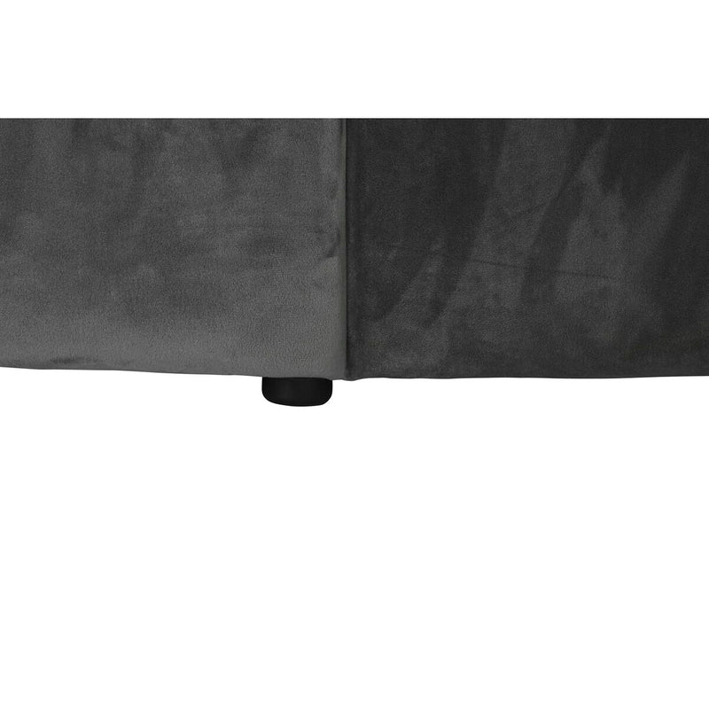 Bench DKD Home Decor Grey Polyester (125 x 53 x 46,5 cm)