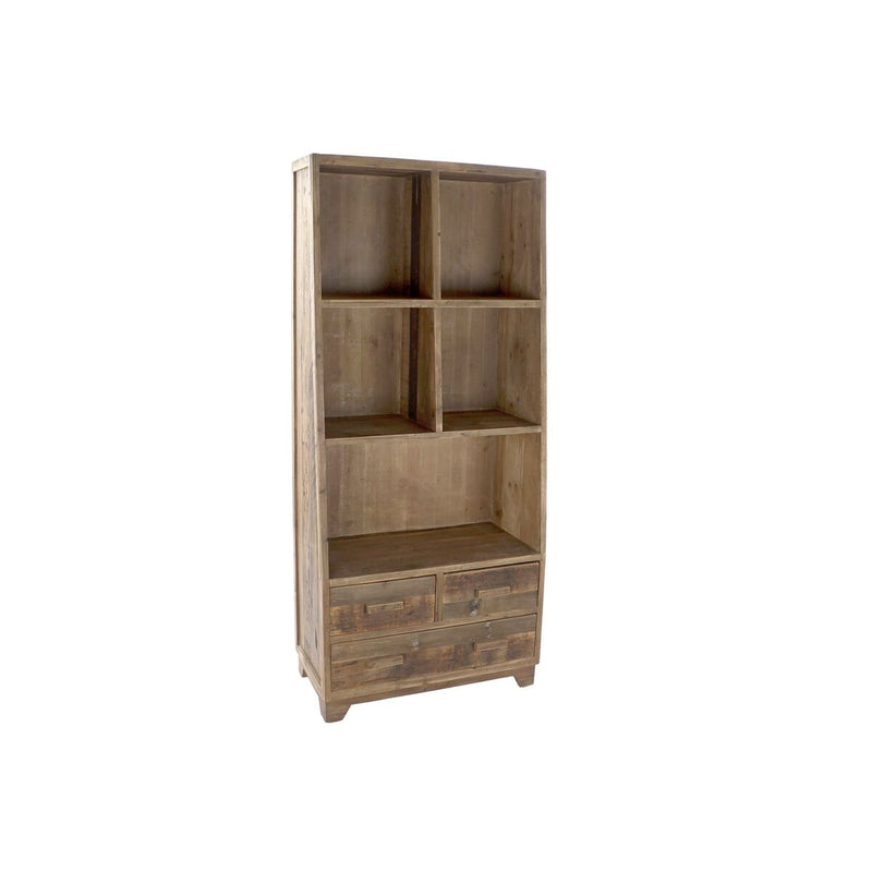 Shelves DKD Home Decor Brown Dark brown Recycled Wood (80 x 41 x 181 cm)