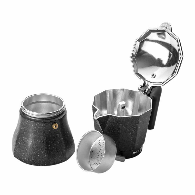Italian Coffee Pot FAGOR Tiramisu Aluminium (12 Cups)