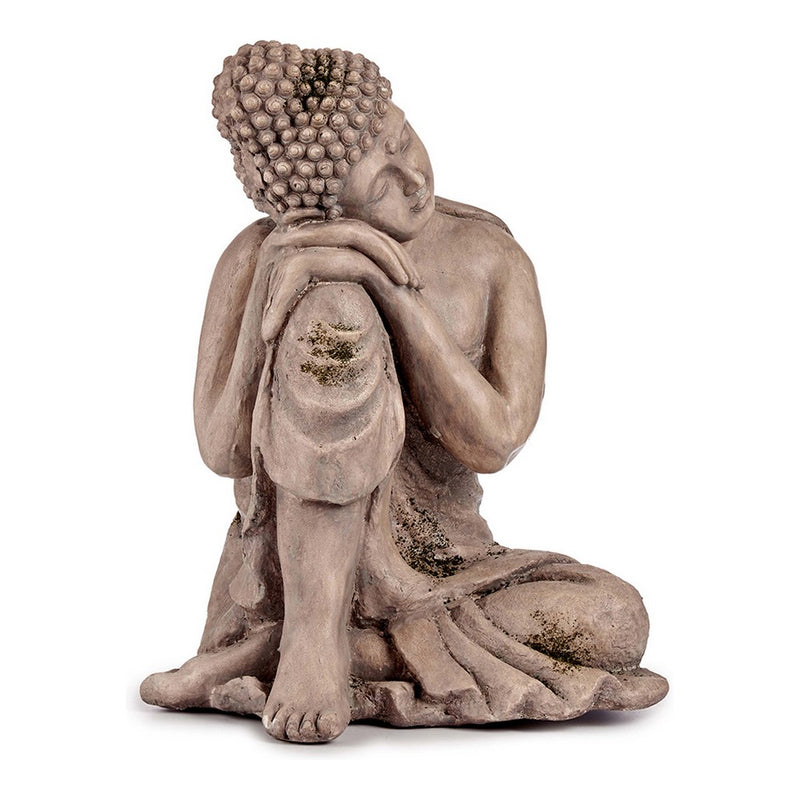 Decorative Garden Figure Buddha Grey Polyresin (34,5 x 54,5 x 31 cm)