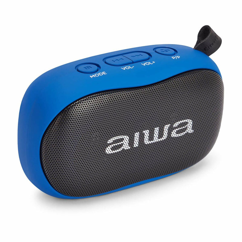 Dankzij de draagbare Bluetooth®-luidsprekers Aiwa BS110BL 10W