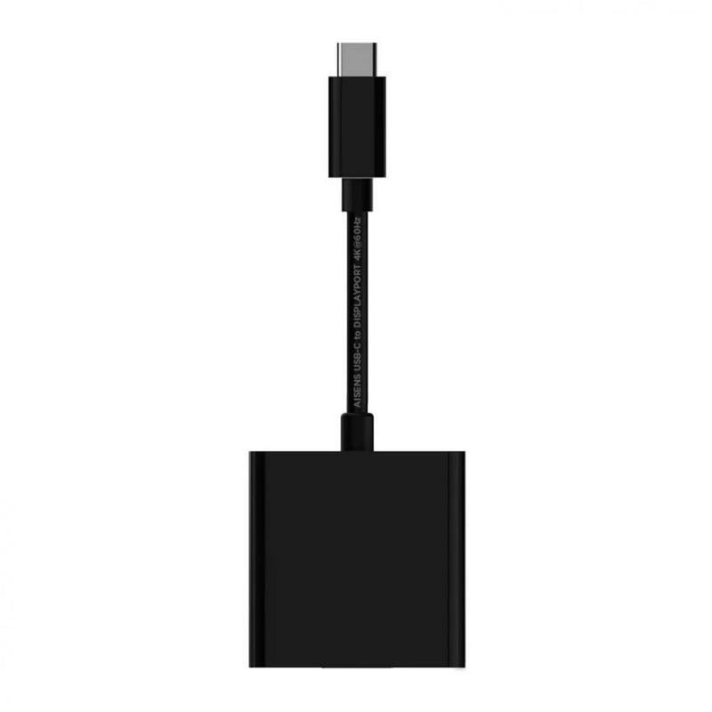 USB C to DisplayPort Adapter Aisens A109-0345 Black 15 cm 4K Ultra HD