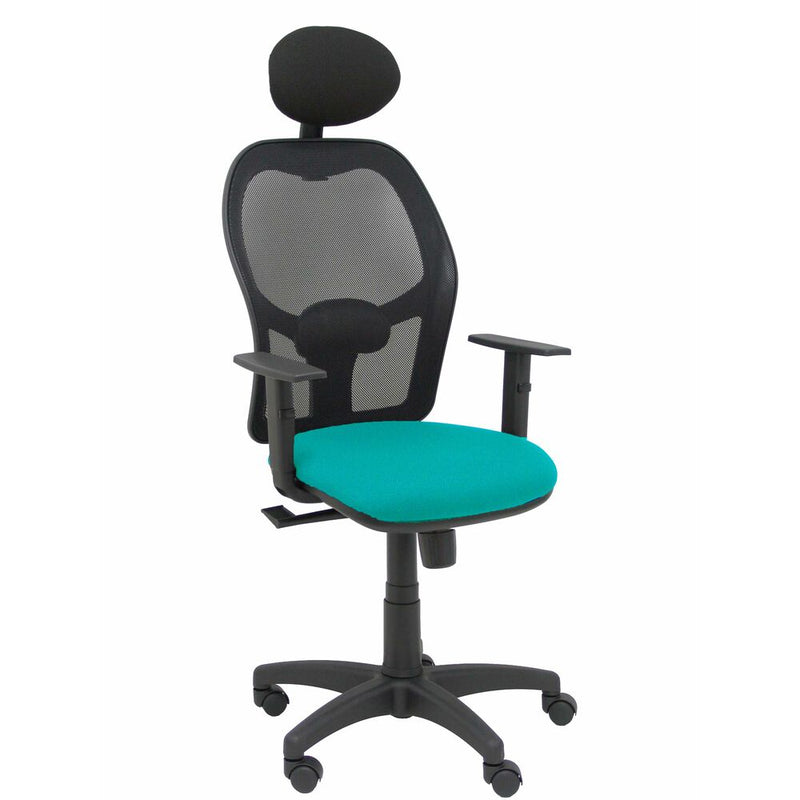Office Chair with Headrest P&C B10CRNC Turquoise