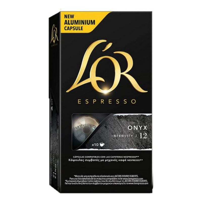 Coffee Capsules L'Or Onyx 12 (10 uds)