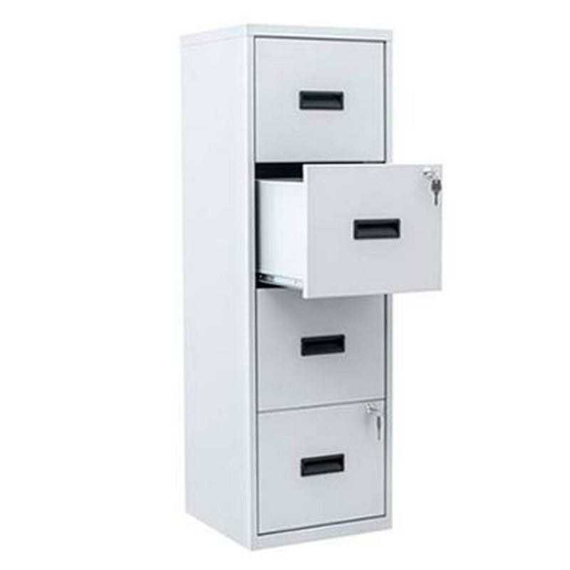 Chest of drawers Bisley Refillable storage binder Grey Metal (125 x 40 x 40 cm)