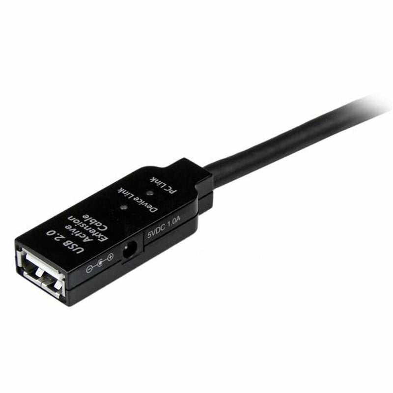 USB Cable Startech USB2AAEXT35M Black