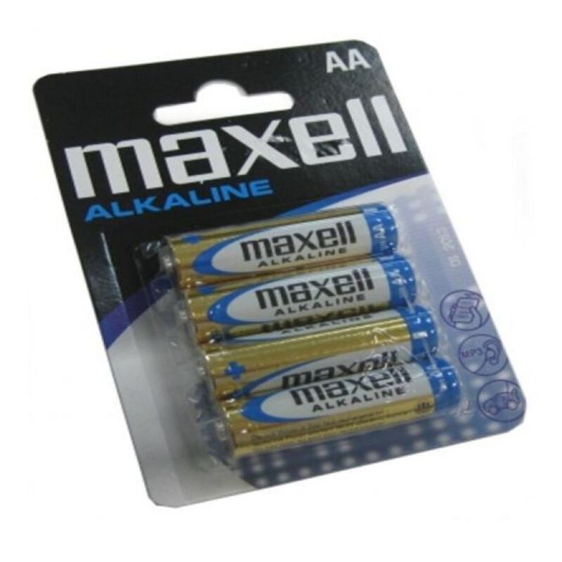 Alkalinebatterijen Maxell MN1500 (Pack-4) AA 1,5 V (AA)