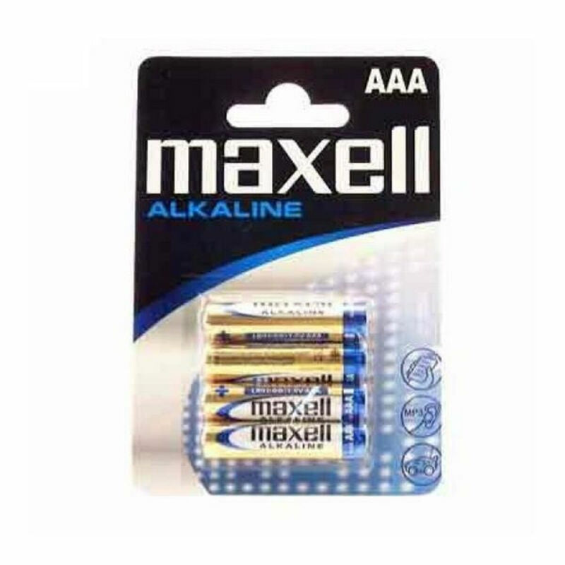 Alkalinebatterijen Maxell MN2400 (Pack-4) AAA 1,5 V
