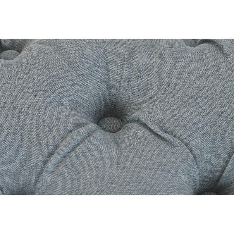 Bench DKD Home Decor Grey Metal Polyester (103 x 46 x 42 cm)
