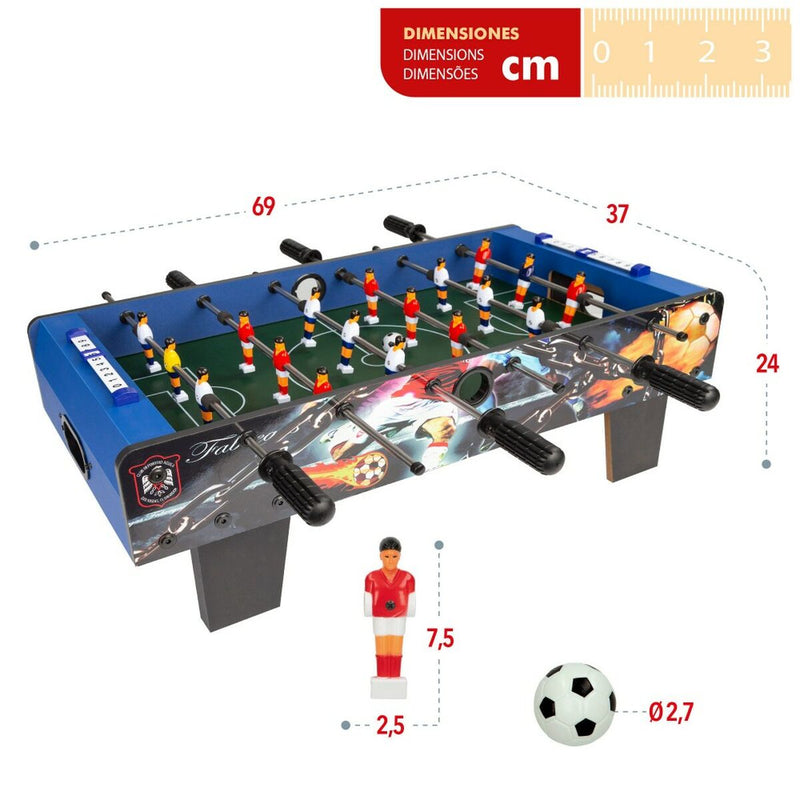 Table-top football Colorbaby 69 x 24 x 37 cm (2 Units)