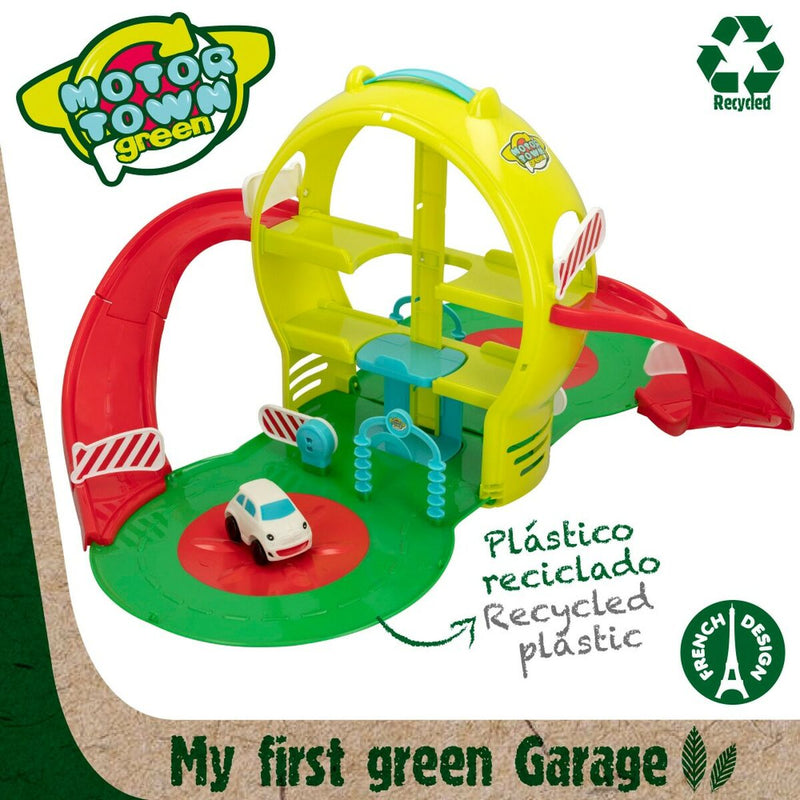 Portable Garage Motor Town Car Green 3 levels 61,5 x 33 x 68,5 cm (2 Units)