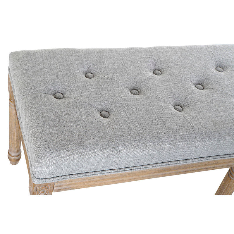 Bench DKD Home Decor Grey (122 x 41 x 46 cm)