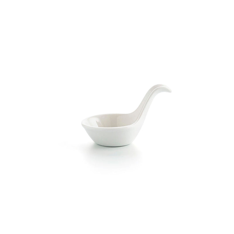 Bowl Ariane Alaska 9,6 x 5,9 cm Spoon Mini Ceramic White (18 Units)