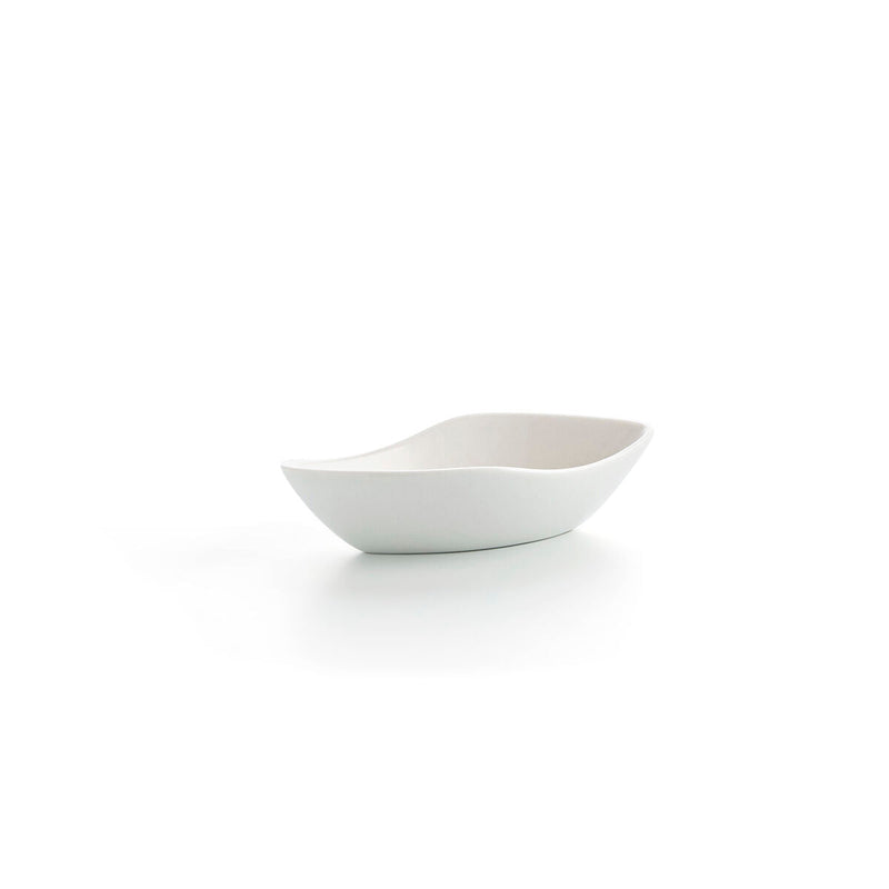 Bowl Ariane Alaska Mini Oval Ceramic White (10,5 x 4,8 x 2,8 cm) (18 Units)
