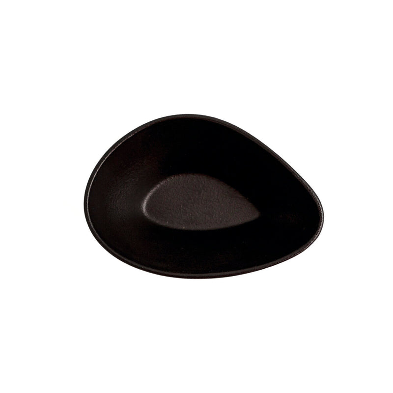 Bowl Ariane Antracita Triangular Ceramic Black (12 cm) (12 Units)
