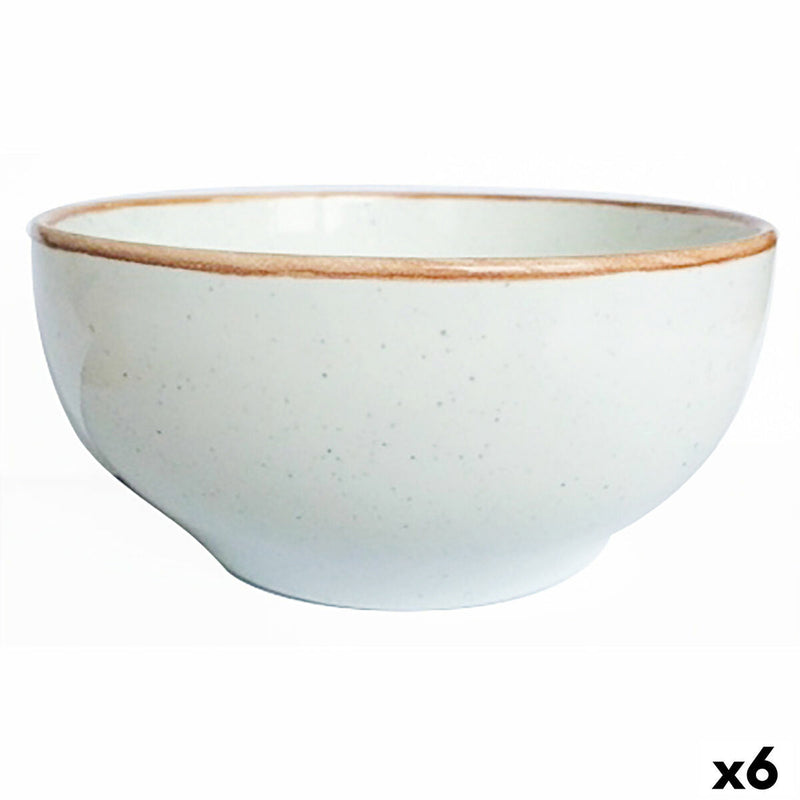 Bowl Ariane Terra Ceramic Beige (Ø 15 cm) (6 Units)