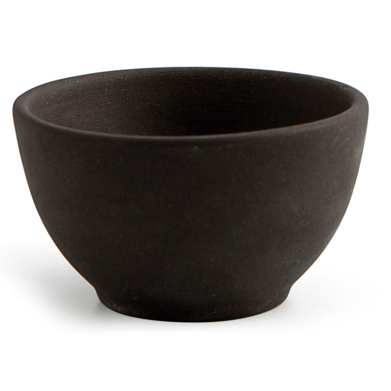 Bowl Quid Mineral Ceramic Black (9 x 5 cm) (18 Units)