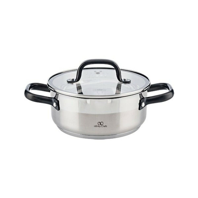 Casserole Infinity Chefs Stainless steel Silver Toughened aluminium