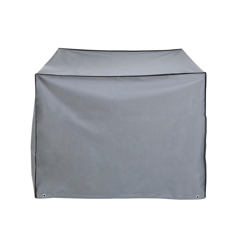 Chair Cover DKD Home Decor Black Aluminium Dark grey (100 x 100 x 80 cm)