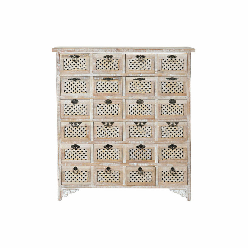 Chest of drawers DKD Home Decor Fir Light brown (89 x 30 x 98 cm)