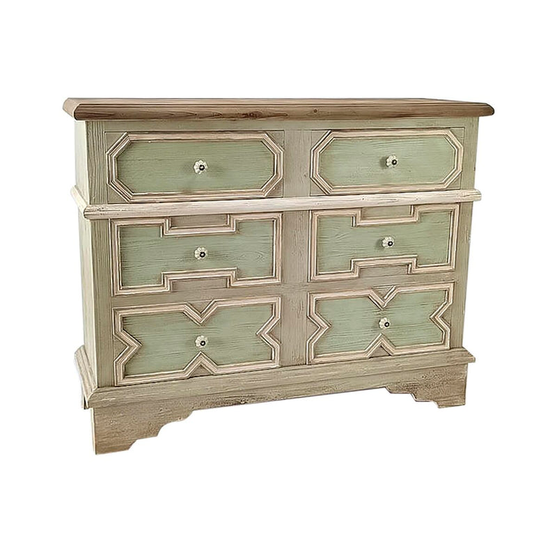 Chest of drawers DKD Home Decor Fir MDF Wood (117 x 38 x 94 cm)