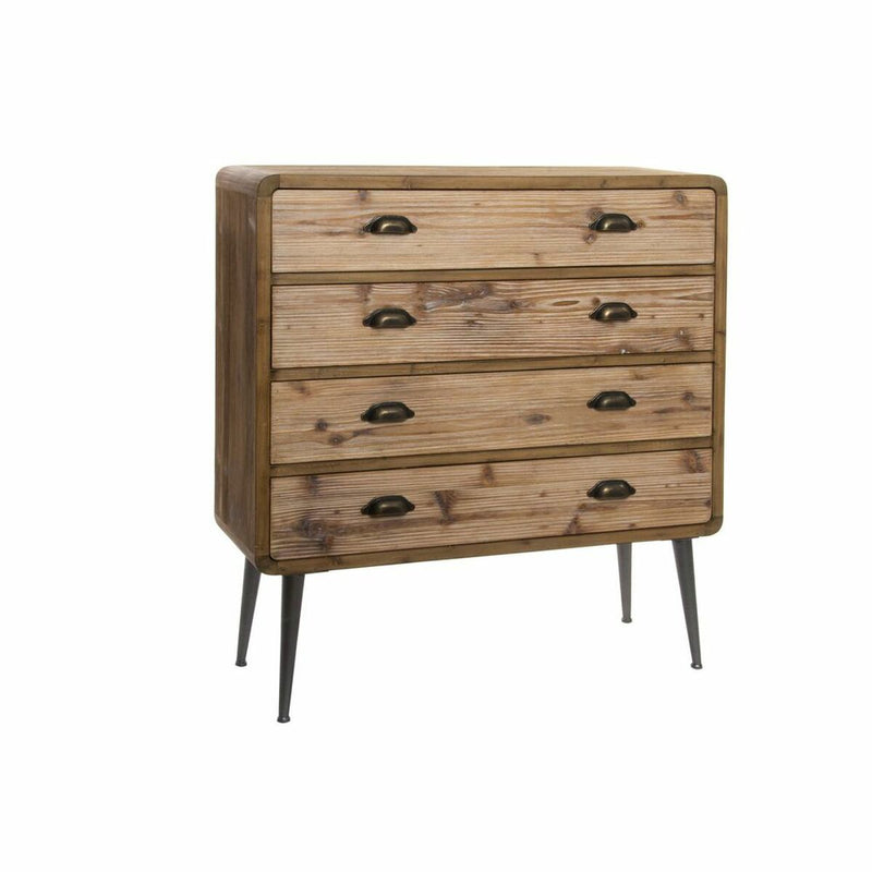 Chest of drawers DKD Home Decor Wood Metal (90 x 30 x 97 cm)