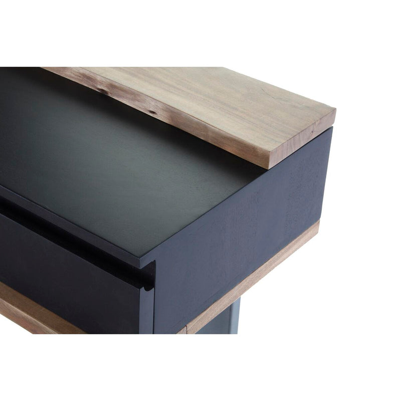 Console DKD Home Decor Black Brown Dark grey Mango wood (115 x 40 x 80 cm)