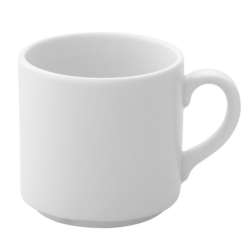 Cup Ariane Prime Coffee Ceramic White (200 ml) (12 Units)