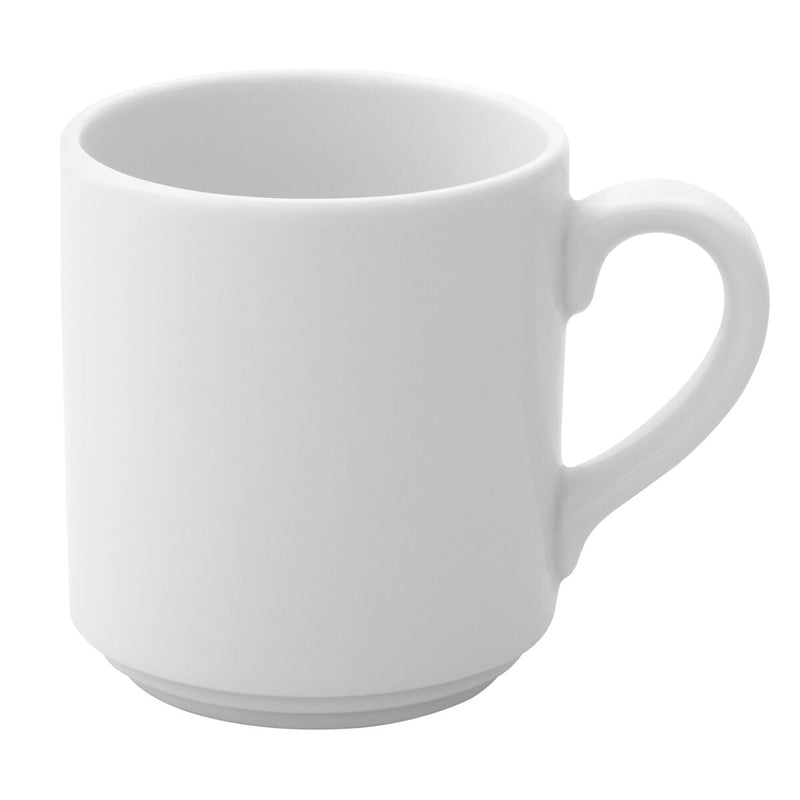 Cup Ariane Prime Coffee Ceramic White (90 ml) (12 Units)