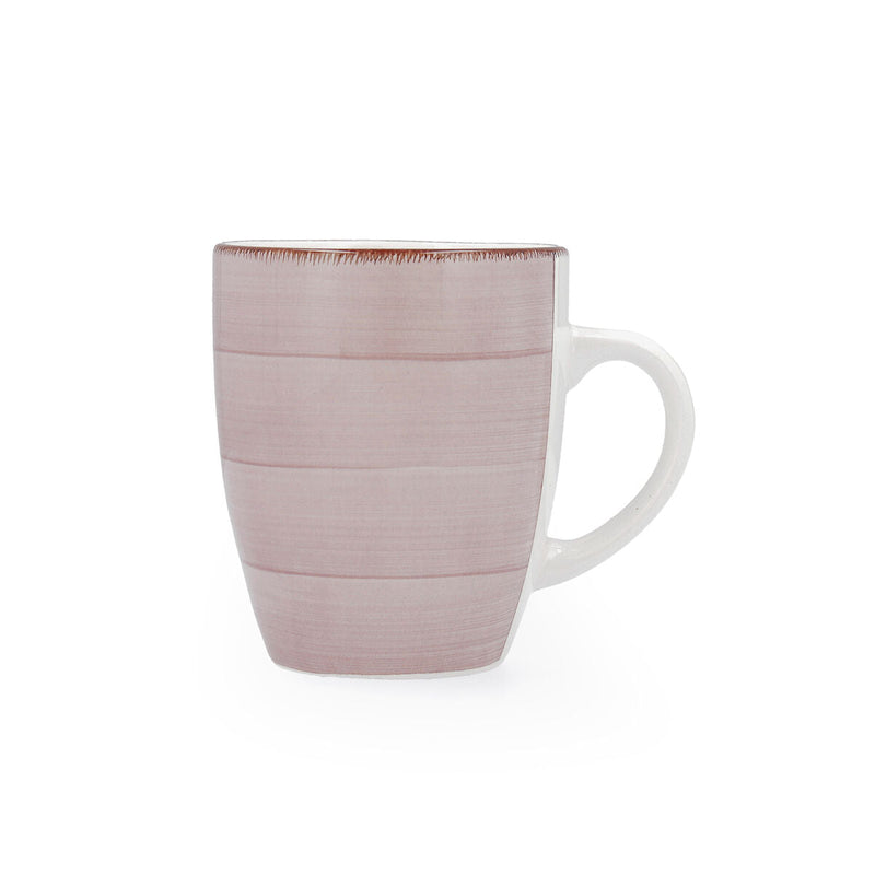 Cup Quid Vita Morning Peoni Ceramic Pink (350 ml) (12 Units)