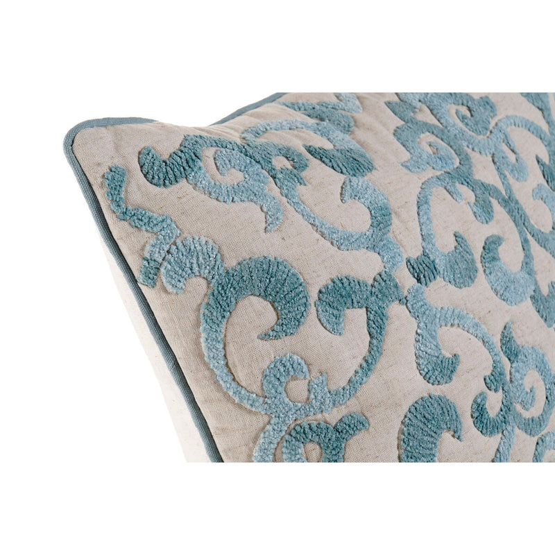 Cushion cover DKD Home Decor Blue Traditional (50 x 1 x 50 cm)