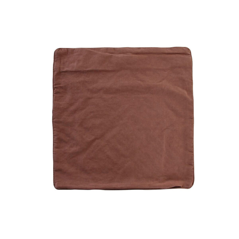 Cushion cover DKD Home Decor Brown Rhombus (50 x 1 x 50 cm)