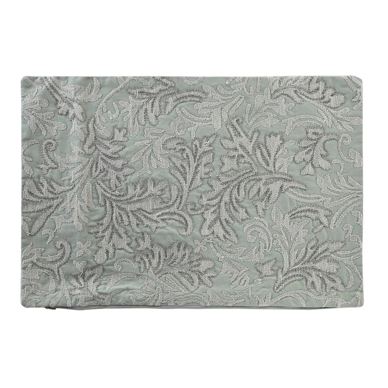 Cushion cover DKD Home Decor Floral Green (60 x 1 x 40 cm)