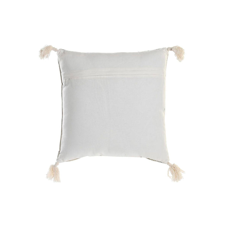 Cushion DKD Home Decor Blue Polyester Cotton Arab Fringe (45 x 10 x 45 cm)