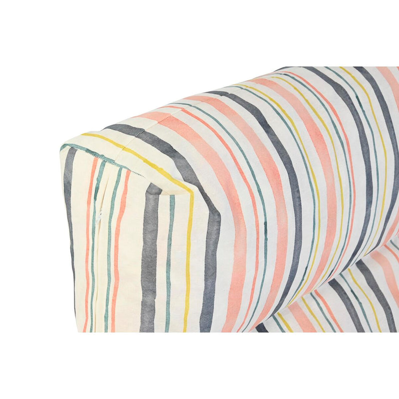 Cushion DKD Home Decor Floor Stripes Aluminium Multicolour (120 x 80 x 16 cm)