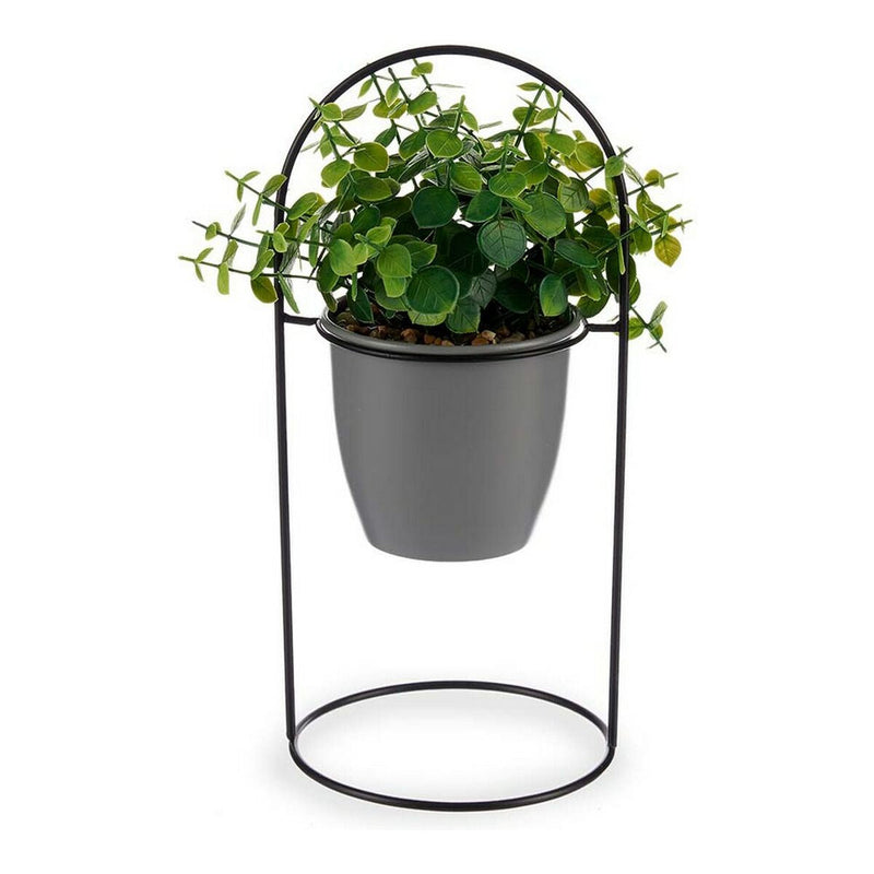 Decorative Plant Grey With support Metal Plastic (14 x 30 x 14 cm)