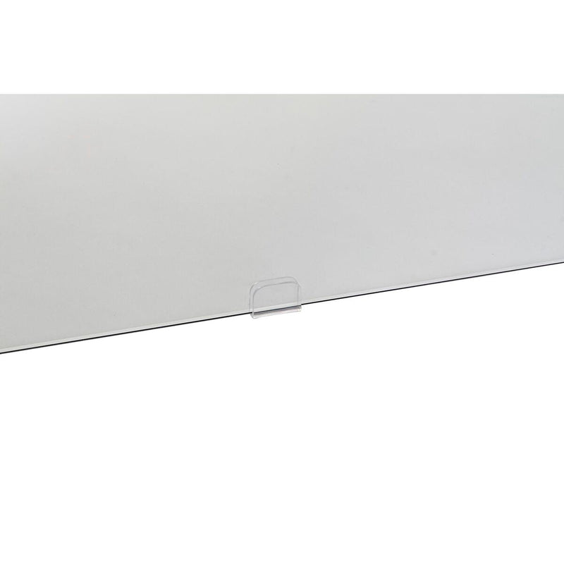 Desk DKD Home Decor Crystal Grey Transparent MDF Tempered Glass (120 x 50 x 76 cm)