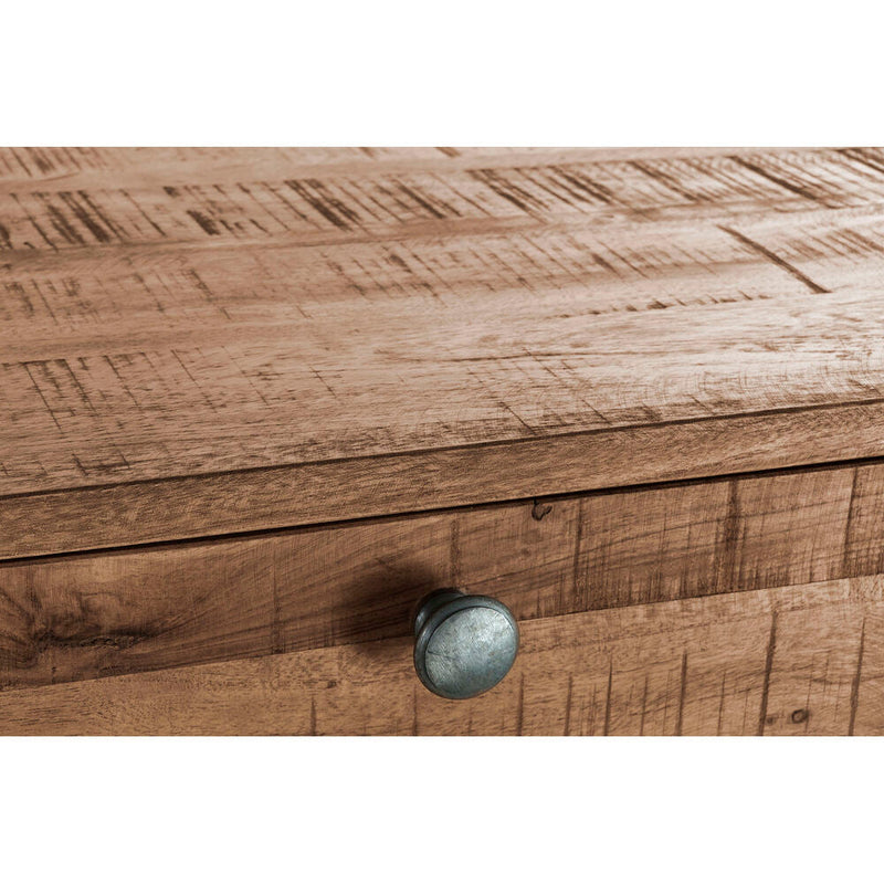 Desk DKD Home Decor Metal Mango wood (118 x 40 x 115 cm)