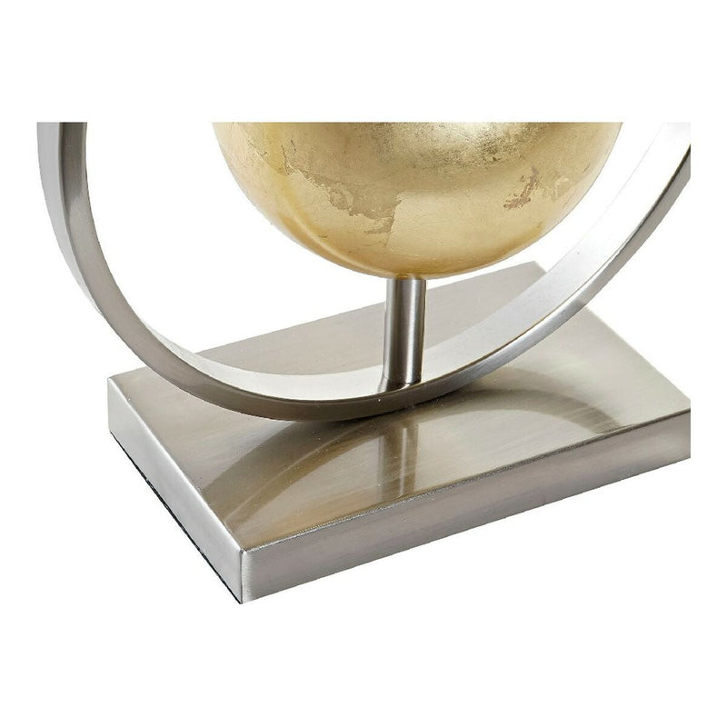 Desk lamp DKD Home Decor White Silver Polyester Metal 220 V Golden 60 W (40 x 22 x 64 cm)