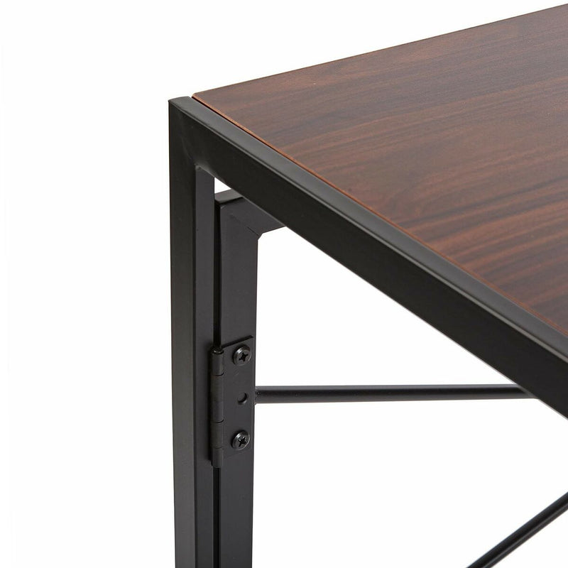 Desk Versa Brown Foldable Metal Wood (45 x 74 x 90 cm)