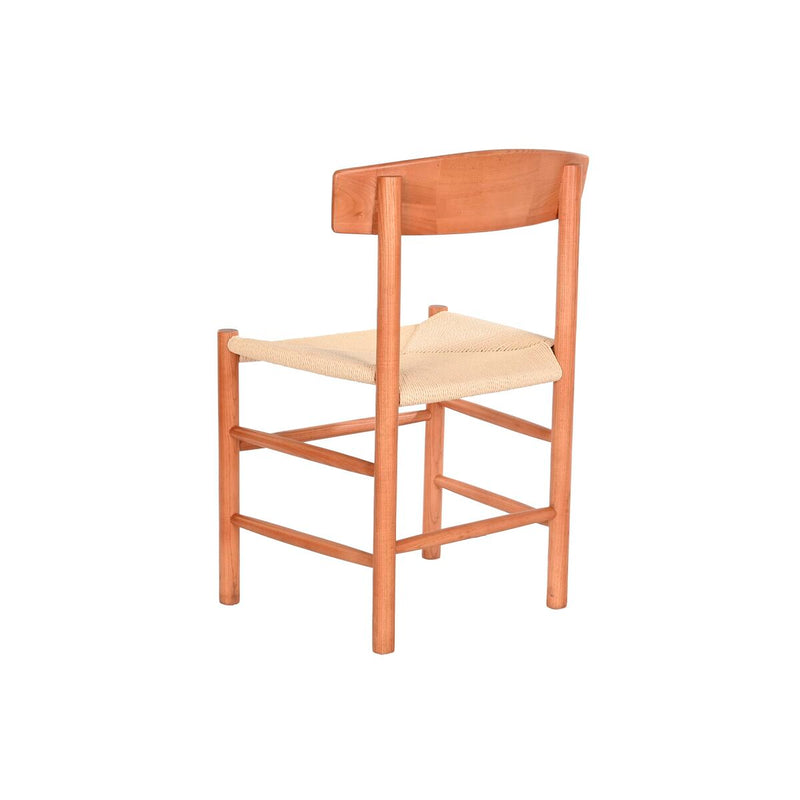 Dining Chair DKD Home Decor Brown Fibre Elm (48 x 40 x 76 cm)