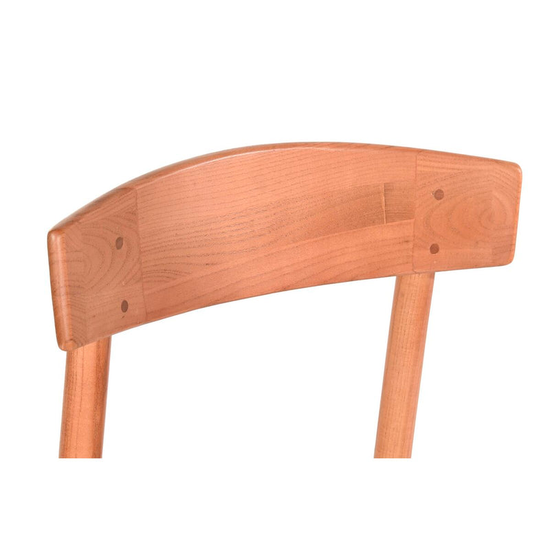 Dining Chair DKD Home Decor Brown Fibre Elm (48 x 40 x 76 cm)