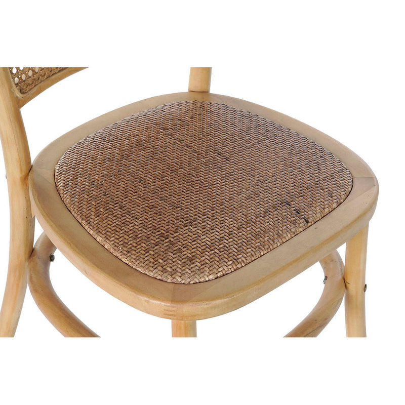 Dining Chair DKD Home Decor Rattan Birch (44 x 49 x 87 cm)