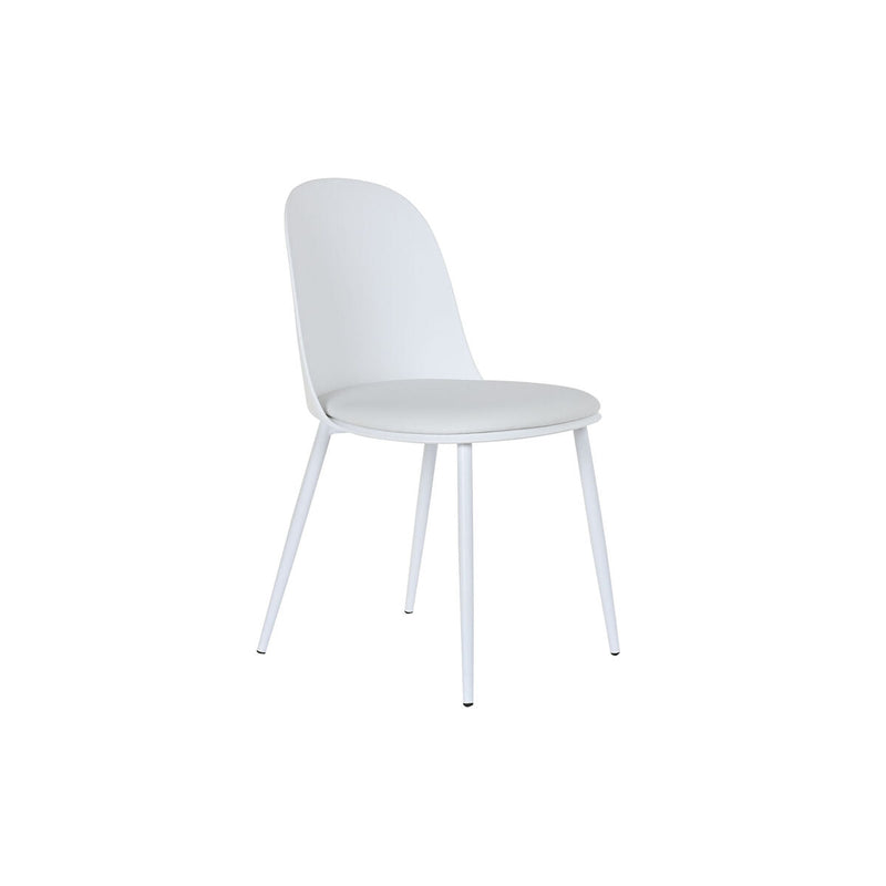 Dining Chair DKD Home Decor White Polyurethane polypropylene (51,5 x 44,5 x 81 cm)