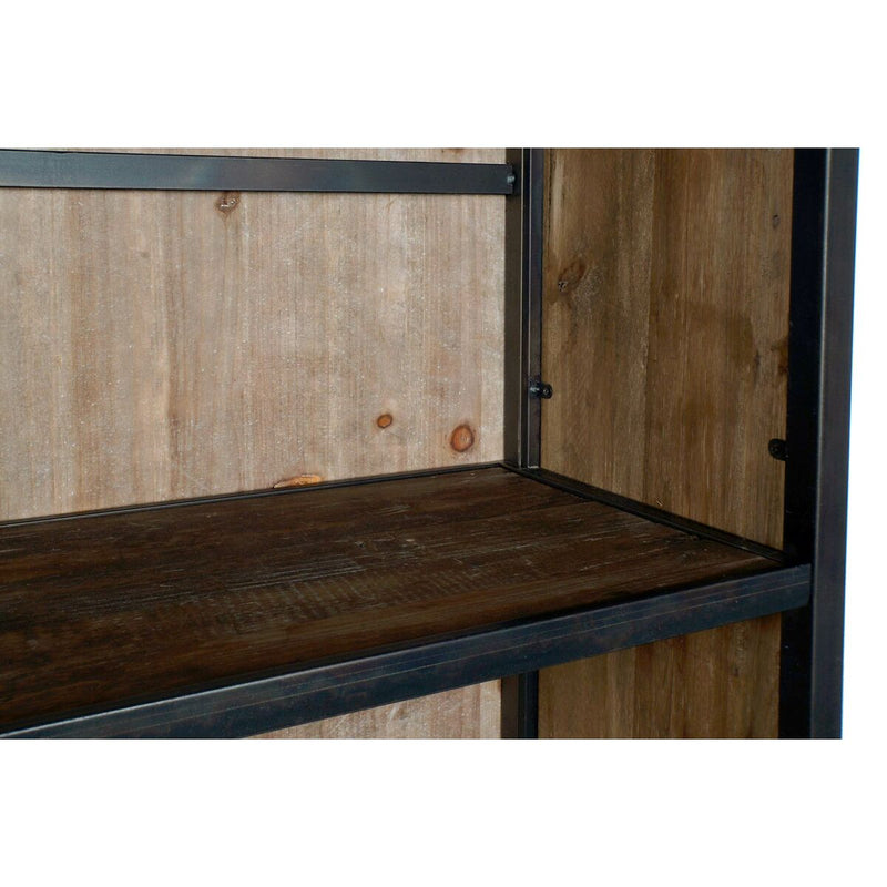 Display Stand DKD Home Decor Metal Recycled Wood (127 x 36 x 202 cm)