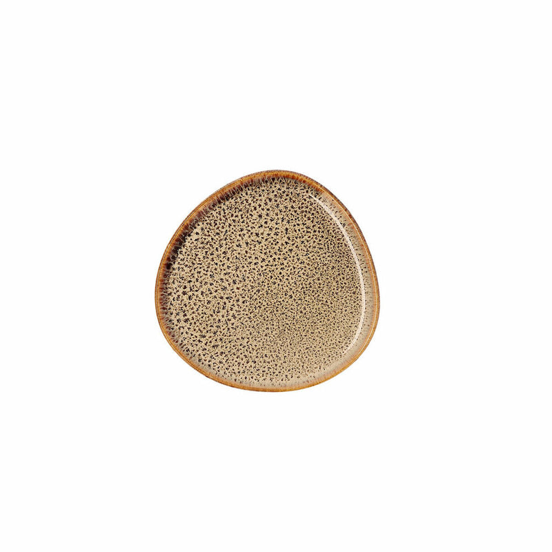Flat plate Bidasoa Ikonic Ceramic Brown (11 x 11 x 11 cm) (Pack 12x)