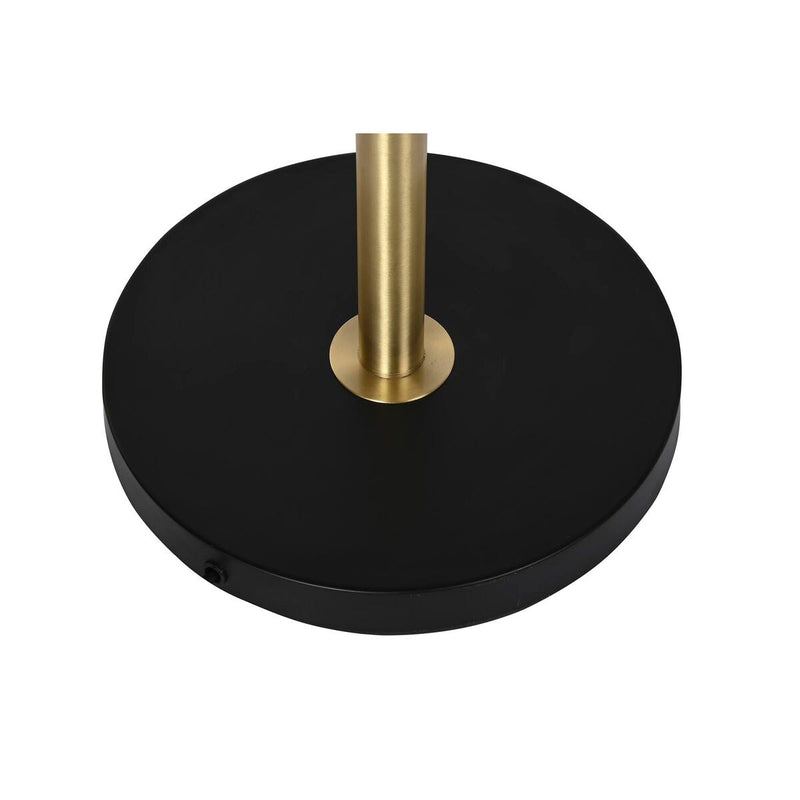 Floor Lamp DKD Home Decor Crystal Black Golden Metal 50 W (42 x 42 x 170 cm)