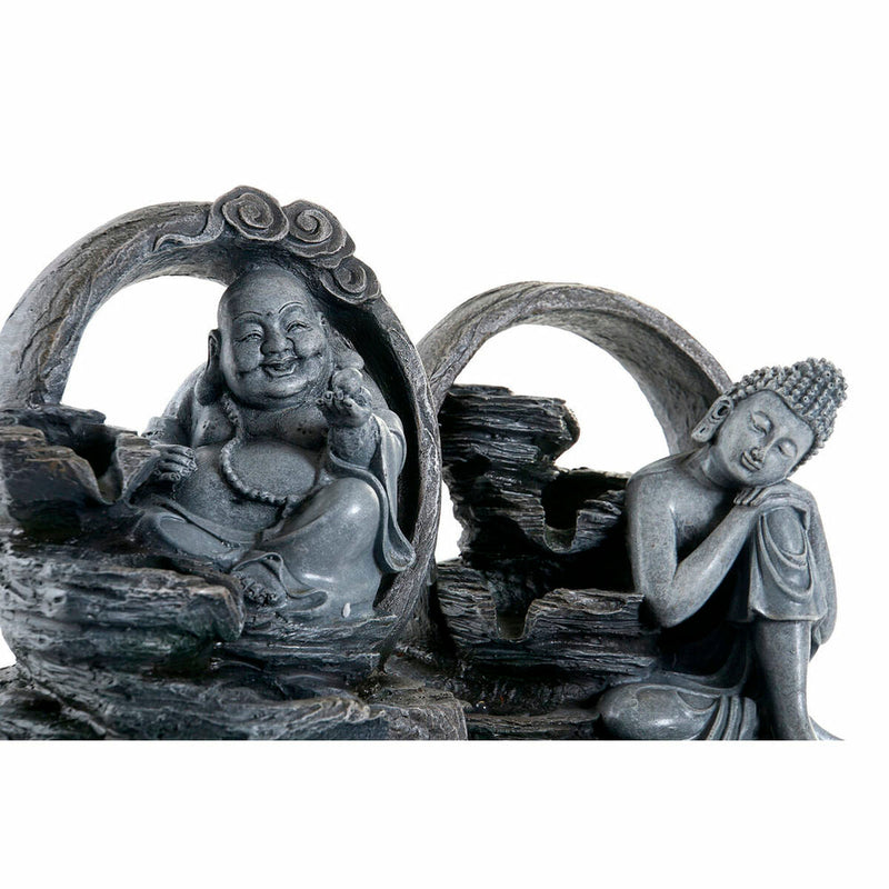 Garden fountain DKD Home Decor Buddha Resin Oriental (21 x 21 x 25 cm) (2 pcs)