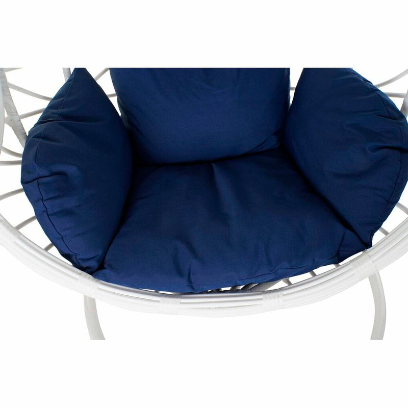 Garden sofa DKD Home Decor Navy Blue Polyester synthetic