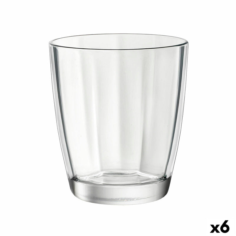 Glass Bormioli Rocco Pulsar Transparent Glass (6 Units) (305